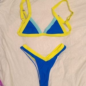 Never worn! 2 piece thong bikini